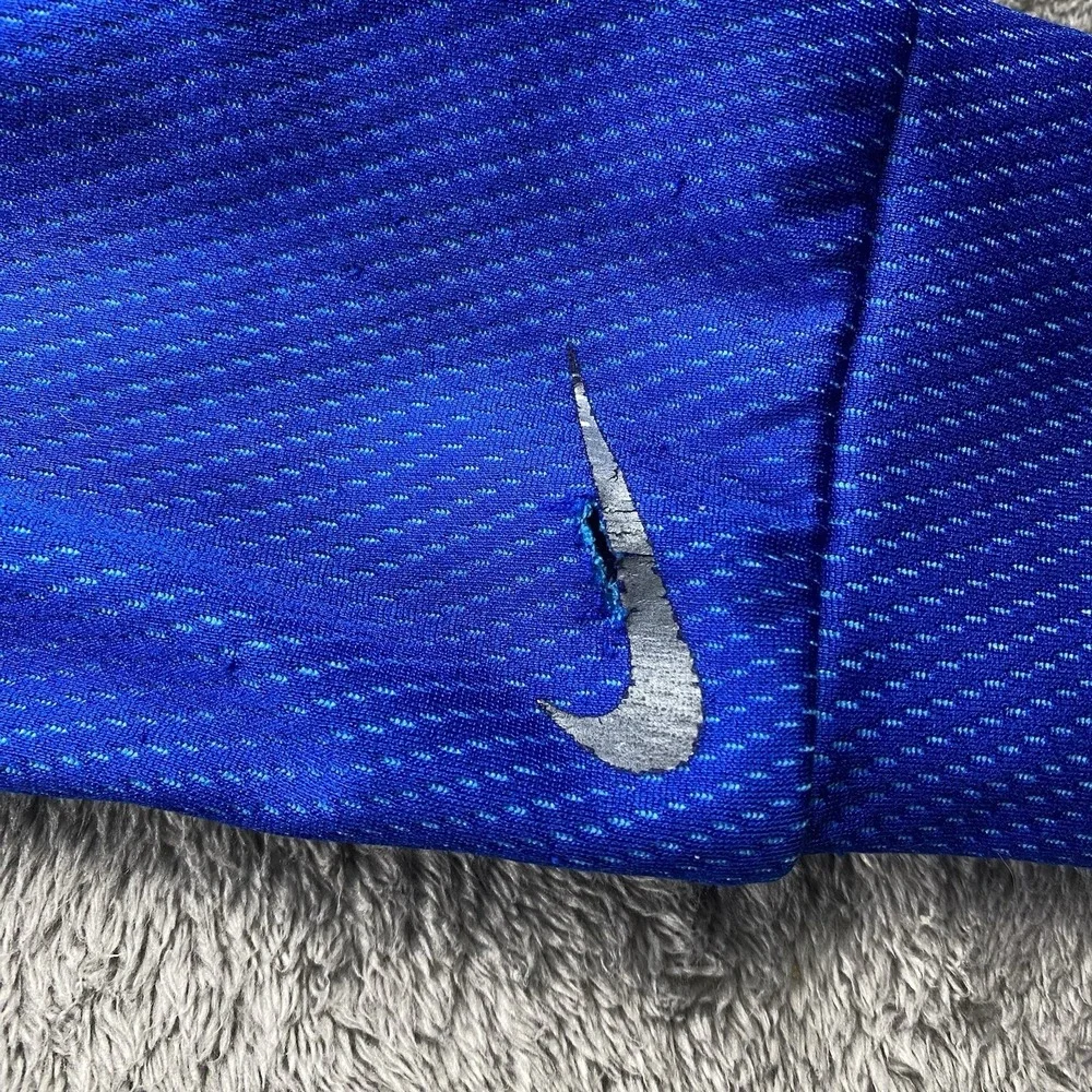 Nike Sweater Hoodie Youth Size 7/L Blue Dri-Fit‎